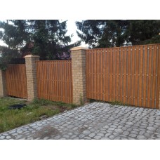 Штакетник Круглый 0,45 PE RAL 7024 мокрый асфальт