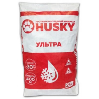 Антигололедный реагент Husky ULTRA 25 кг (до -25С)